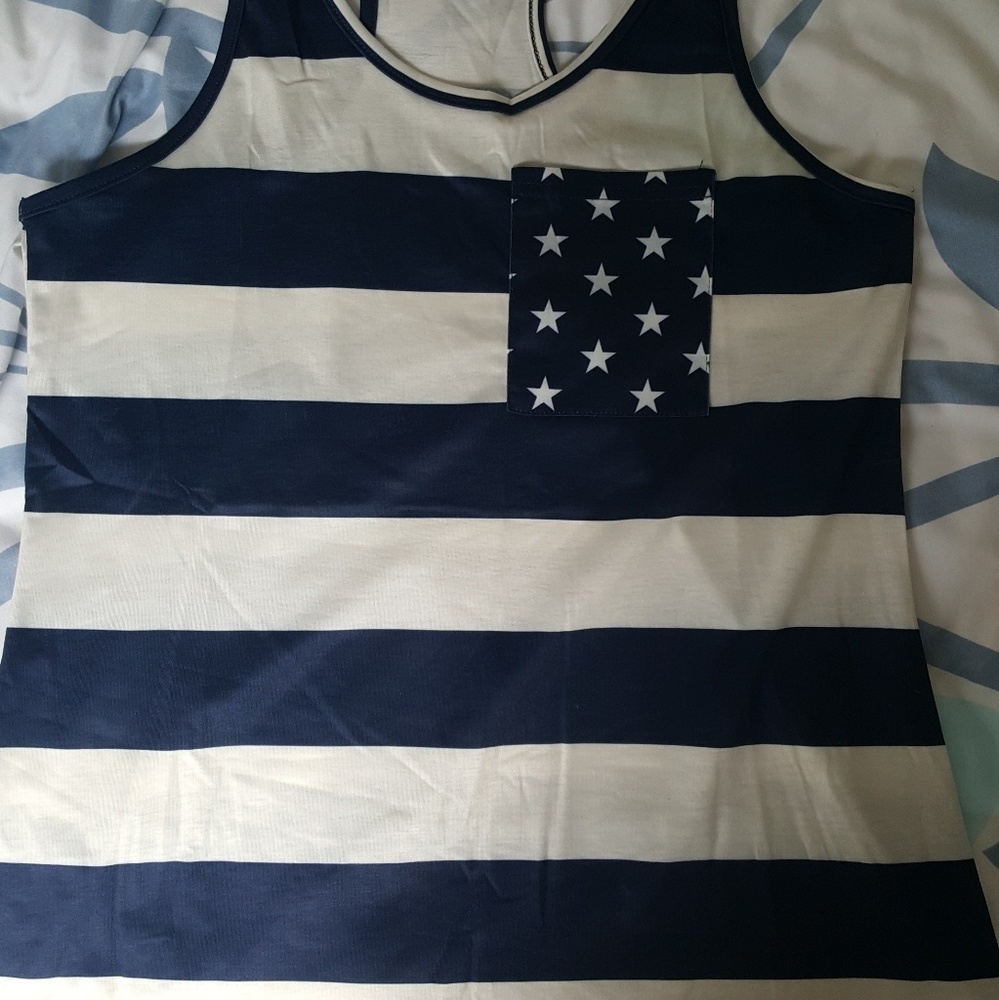 3/$20  Stars & Stripes Tank Top